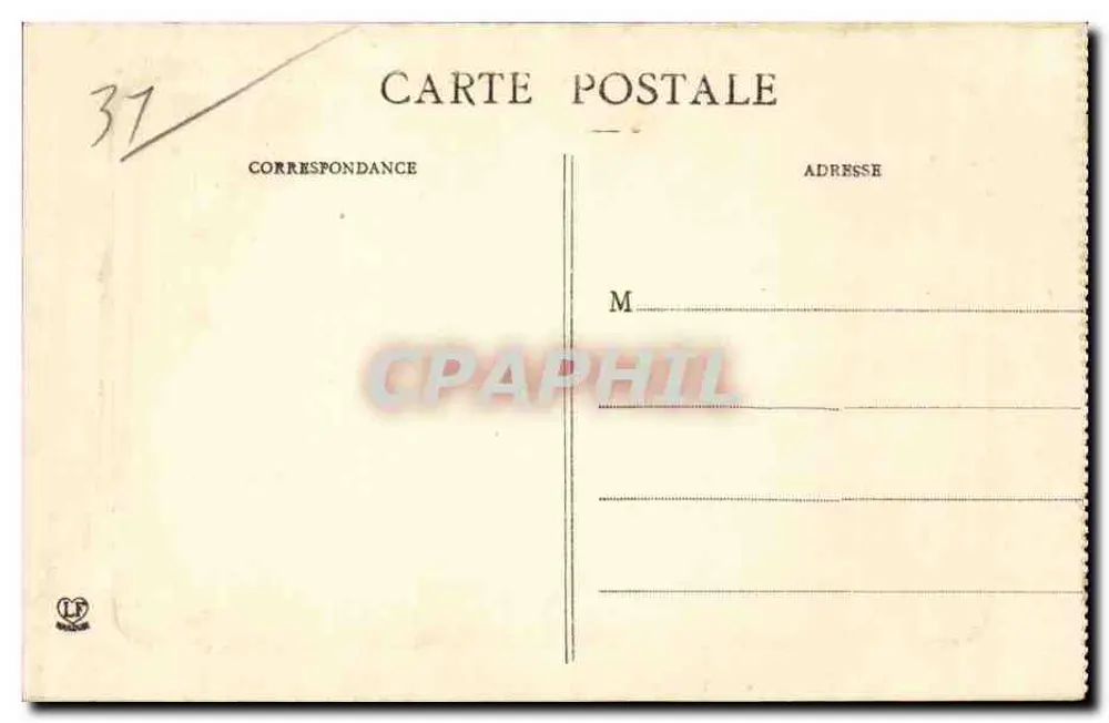 Toulouse - Avenue und Allée Lafayette aus Sicht des Platzes — Phototypie Labouche Frères, Toulouse, n°21 - Rückseite