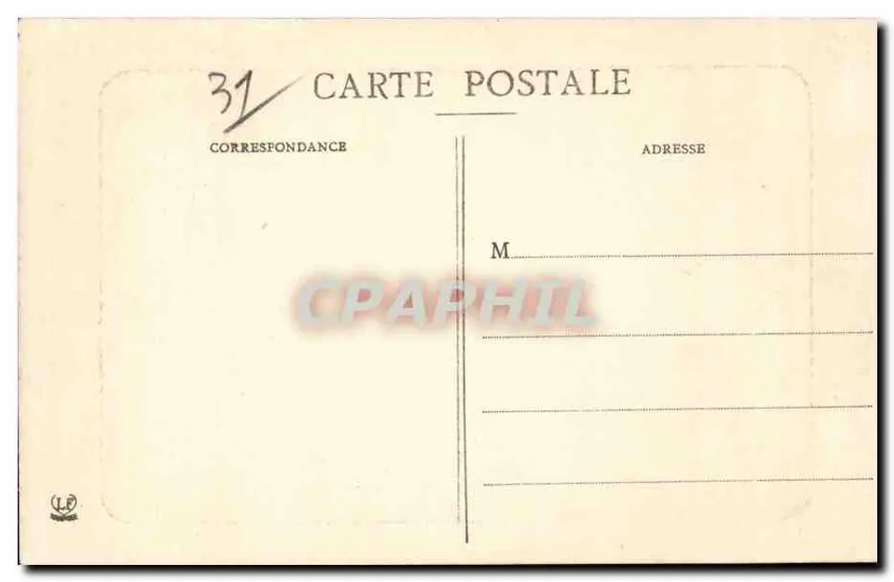 Toulouse - Kreuzung der Rue Alsace-Lorraine und des Boulevard de Strasbourg — Phototypie Labouche Frères, Toulouse, n°5 - Rückseite