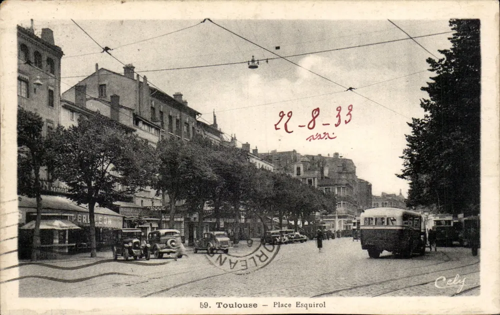 Toulouse — Praça Esquirol — Cely - Frente