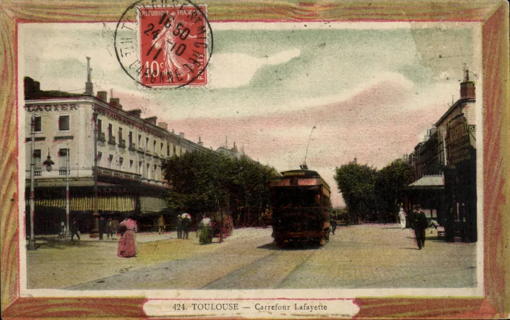 Toulouse — Cruzeiro Lafayette — editor J. Longe-Bachel, n° 424 - Frente