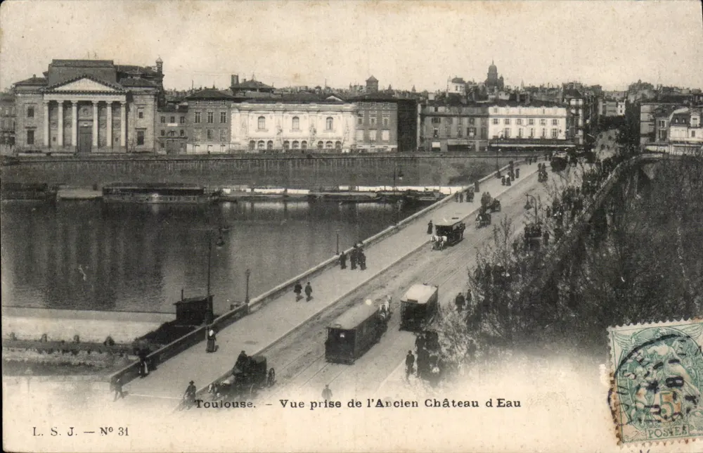 Toulouse — Ansicht vom alten Wasserwerk — L.S.J. — Nr. 31 - Vorderseite