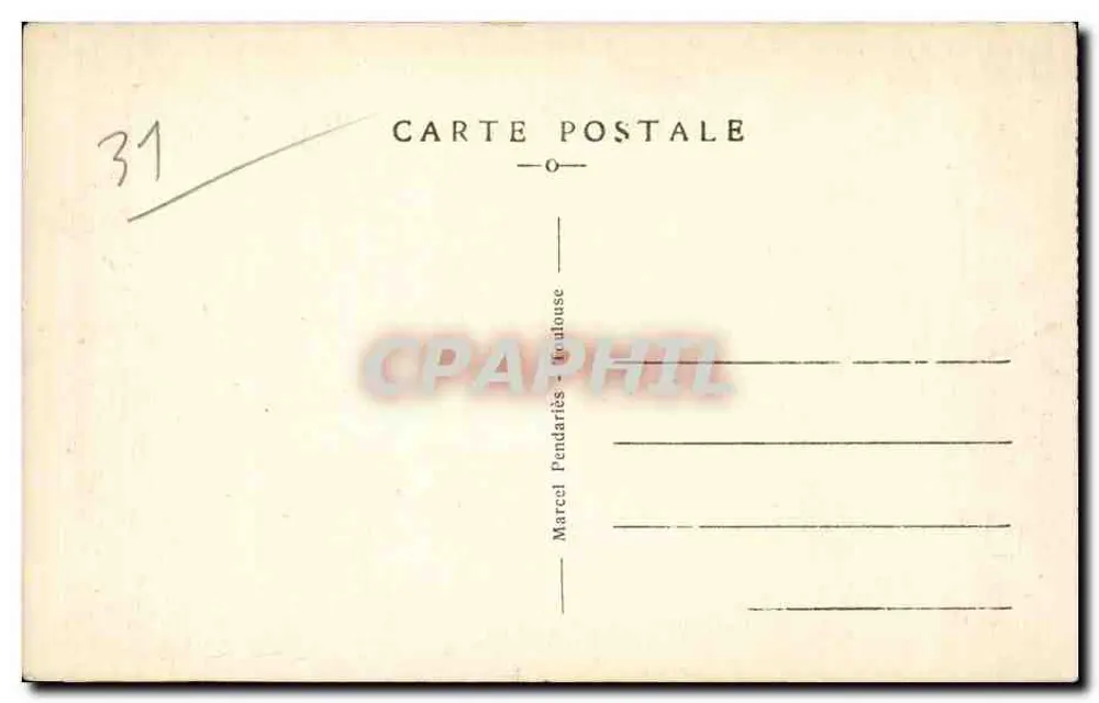 Toulouse — Rue Alsace — Le Musée - Verso
