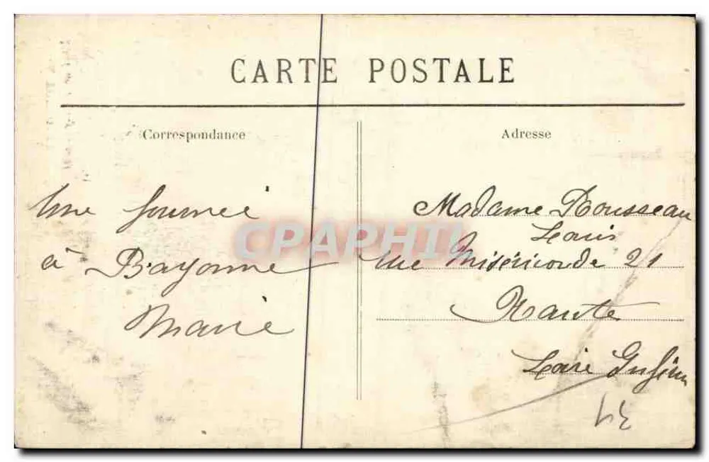 Toulouse — Hotel de Bernuy (Lycée) — Edição Savard, n°76 - Verso