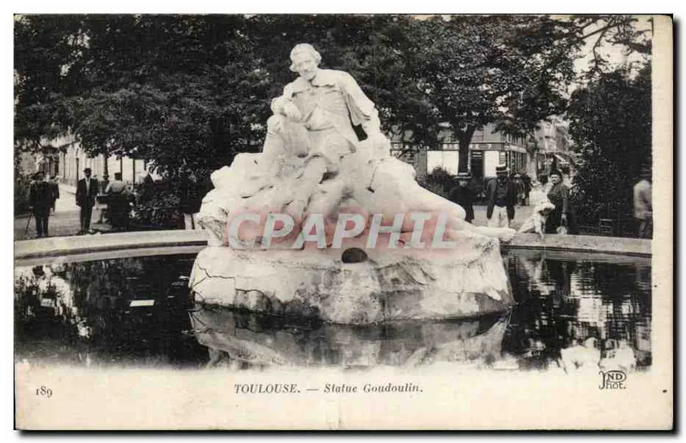 Toulouse — Estátua Goudoulin — JND Jiot - Frente