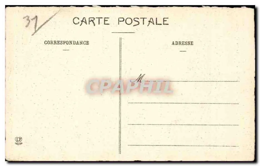 Das Alte Kapitol — Tor in den Hof des Bergfrieds — 1885 abgerissen — Sammlung der « Toulousains de Toulouse » — Phototypie Labouche Frères, Toulouse - Rückseite