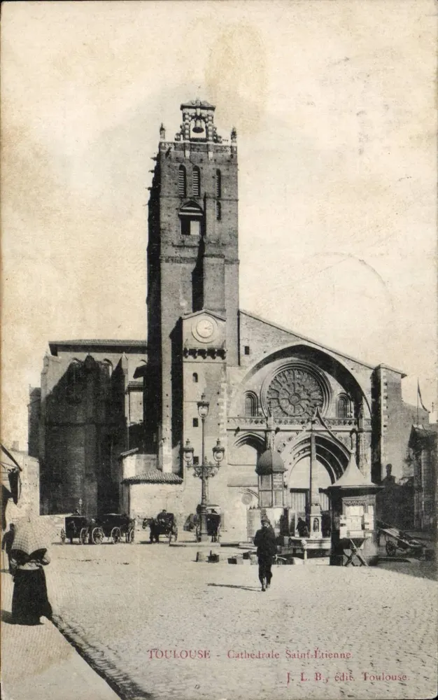 Toulouse - Catedral de São Etienne — J. L. B. editor Toulouse - Frente