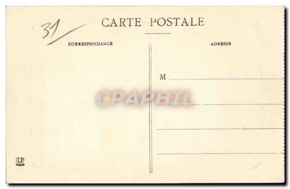 Toulouse - Platz und Kirche Saint-Étienne — Phototype Labouche Frères, Toulouse, n°3 - Rückseite
