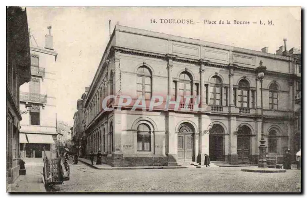 Toulouse — Place de la Bourse — L. M. - Frente