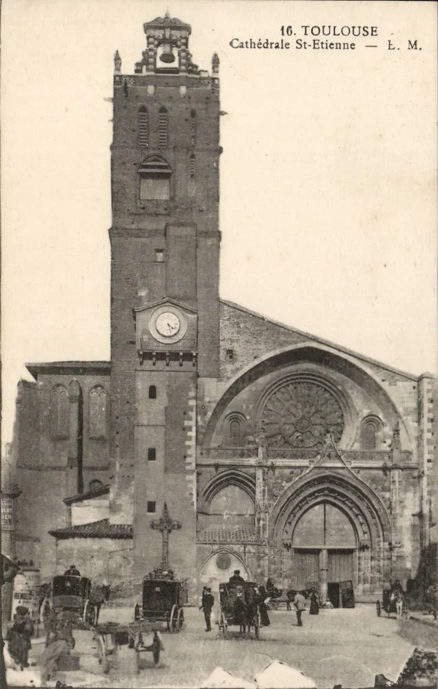 Catedral de Saint-Étienne — Toulouse — E. M. - Frente