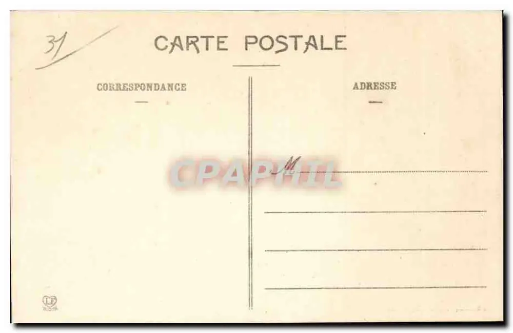 Toulouse - Boulevard de la Gare und der Canal du Midi — Phototype Larouche Frères, Toulouse, n°55 - Rückseite