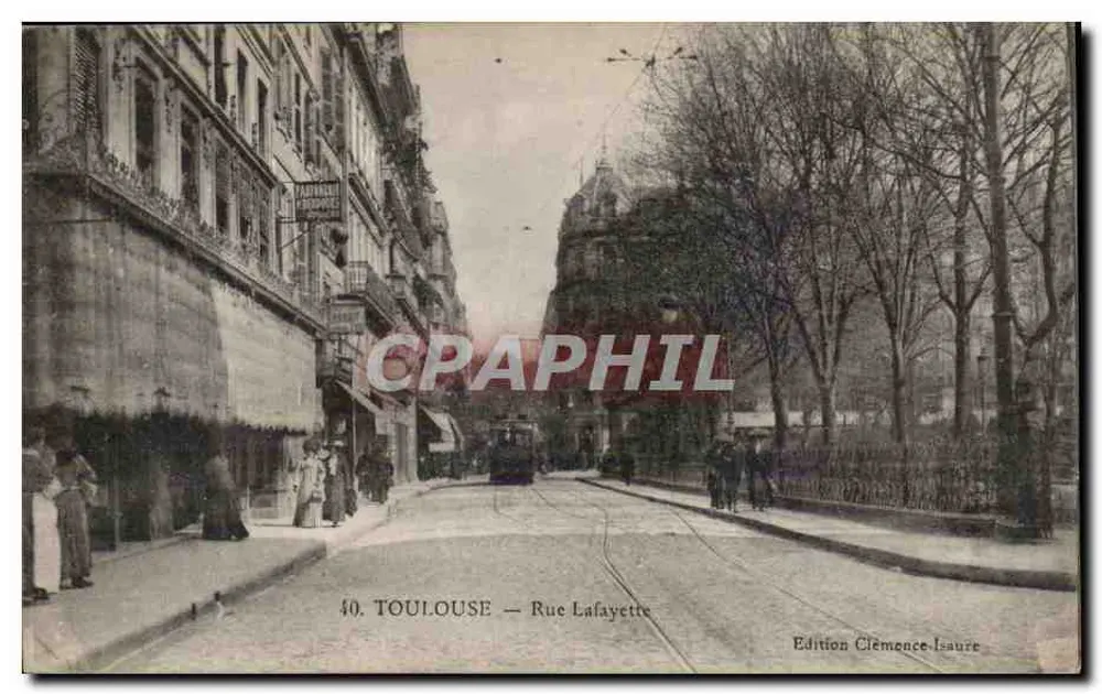 Toulouse — Rue Lafayette — Edição Clémence-Isaure, n°40 - Frente