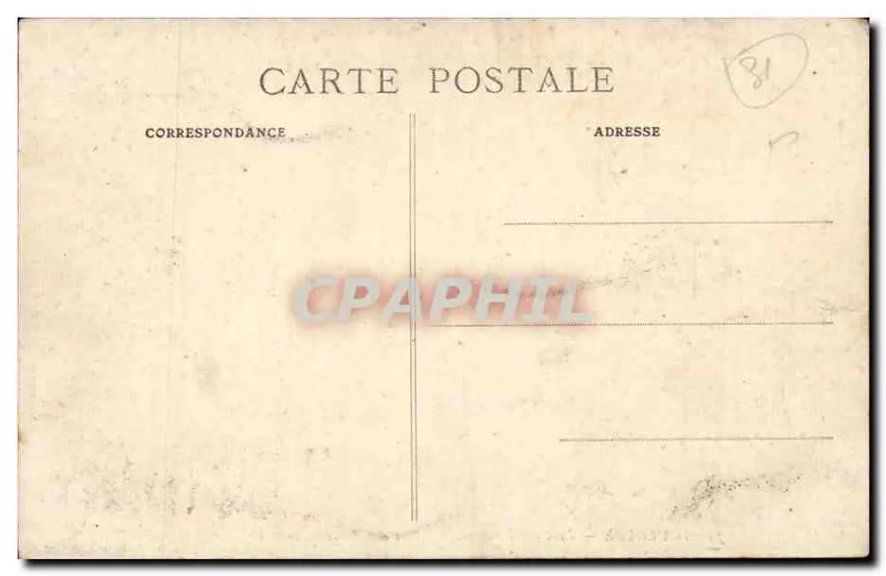 Toulouse — O Pont do Canal - Avenues das Amidonnières — editor desconhecido, n° 39 - Verso