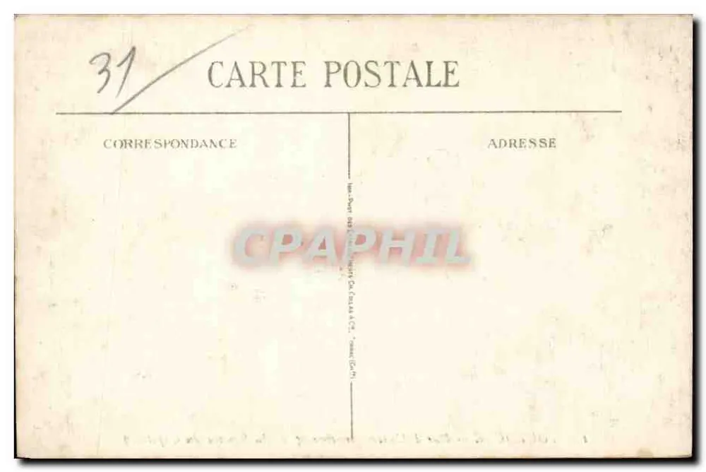 Toulouse — Rue d'Alsace-Lorraine (nahe Square du Capitole) — Verleger: Au Gaspillage - Rückseite