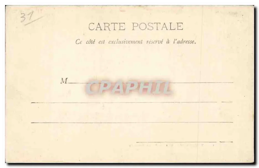 Toulouse - Nef de Saint-Étienne — Lamimne Frères, editor, n°19 - Verso