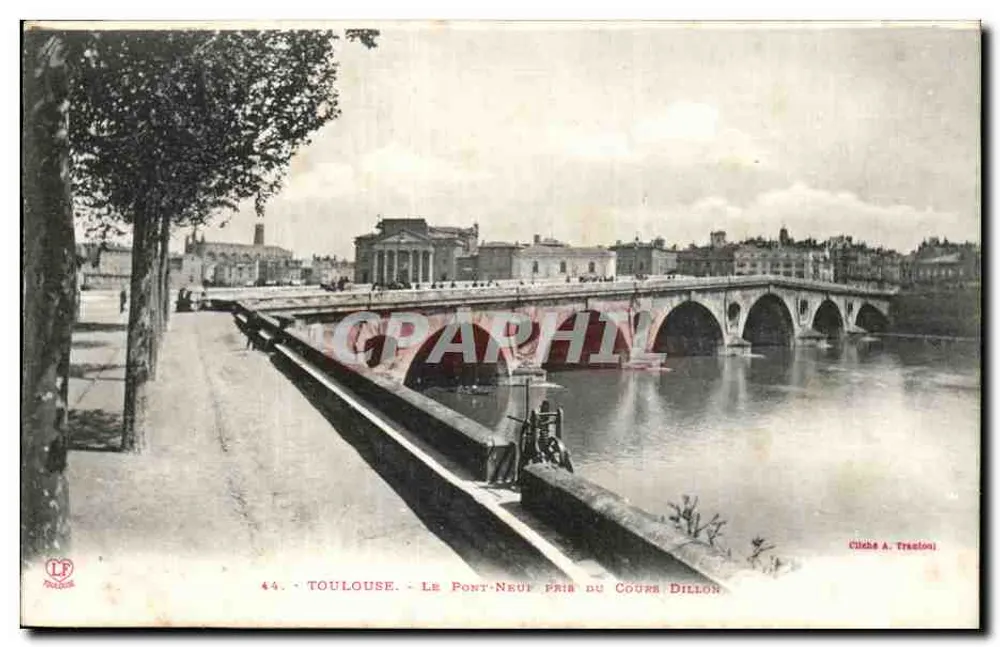 Toulouse - Der Neubrücken aus dem Cours d'Ille - Clichés A. Tréton - Vorderseite