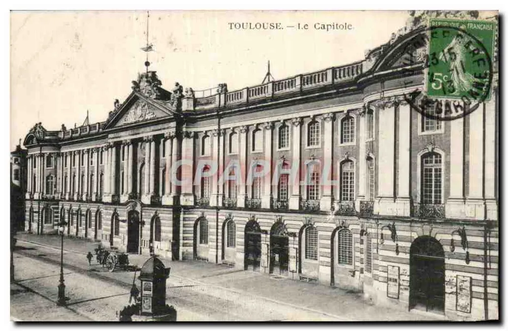 Toulouse — Kapitol — wydawca nieznany, numer serii nieczytelny - Awers