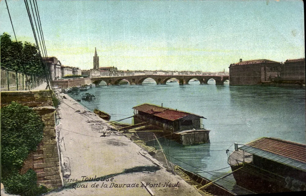 Toulouse. Quai de la Daurade & Pont-Neuf — Édition LABOUCHE FRÈRES, n° 2764 - Vorderseite