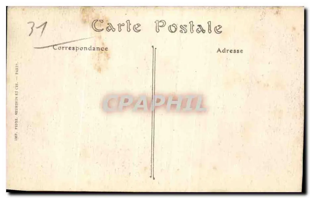 Toulouse — Rue Alsace-Lorraine, o Museu — ND. Fot. - Verso