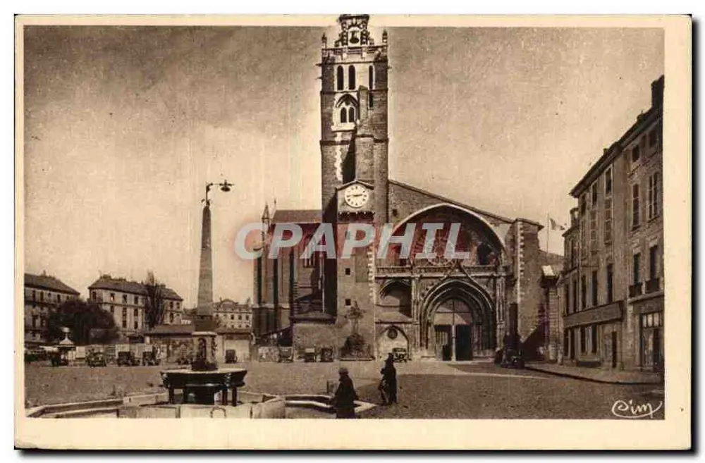 Toulouse — Igreja de São Etienne — Editor Heliosgrave, Mâcon - Frente