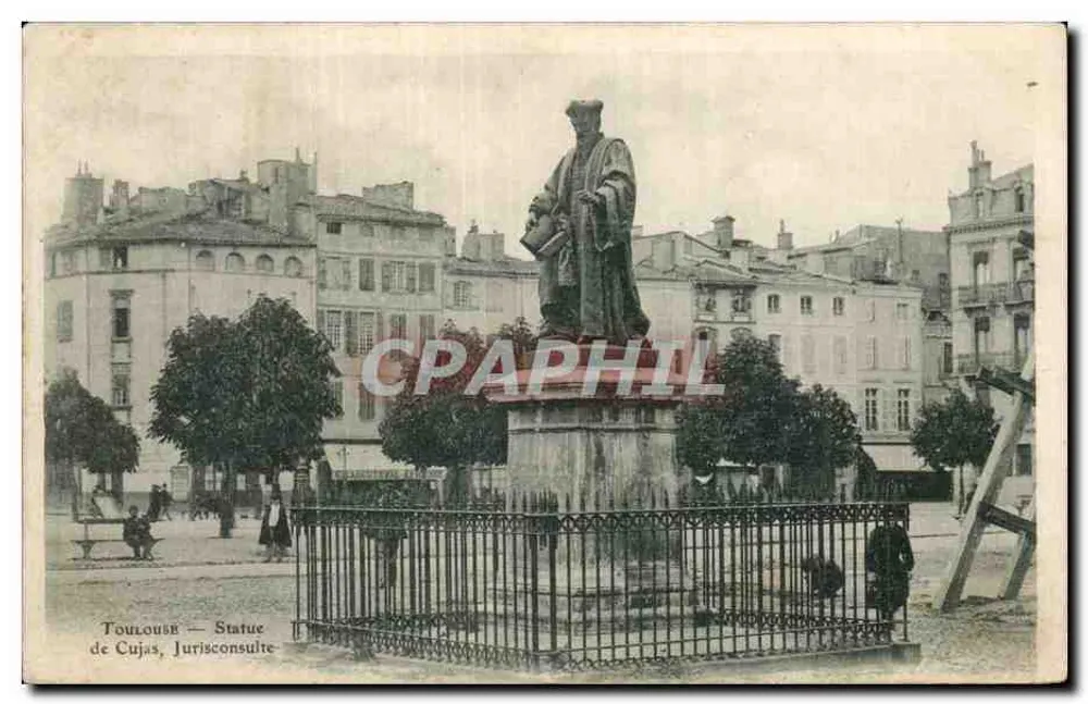 Toulouse — Estátua de Cujas, Jurisconsulte - Frente
