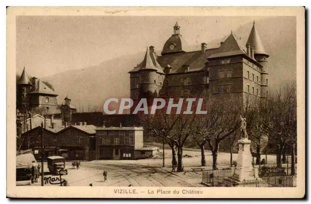 Vizille — Plac Zamku — Wydawca: Martinotto bracia, nr 33 - Awers