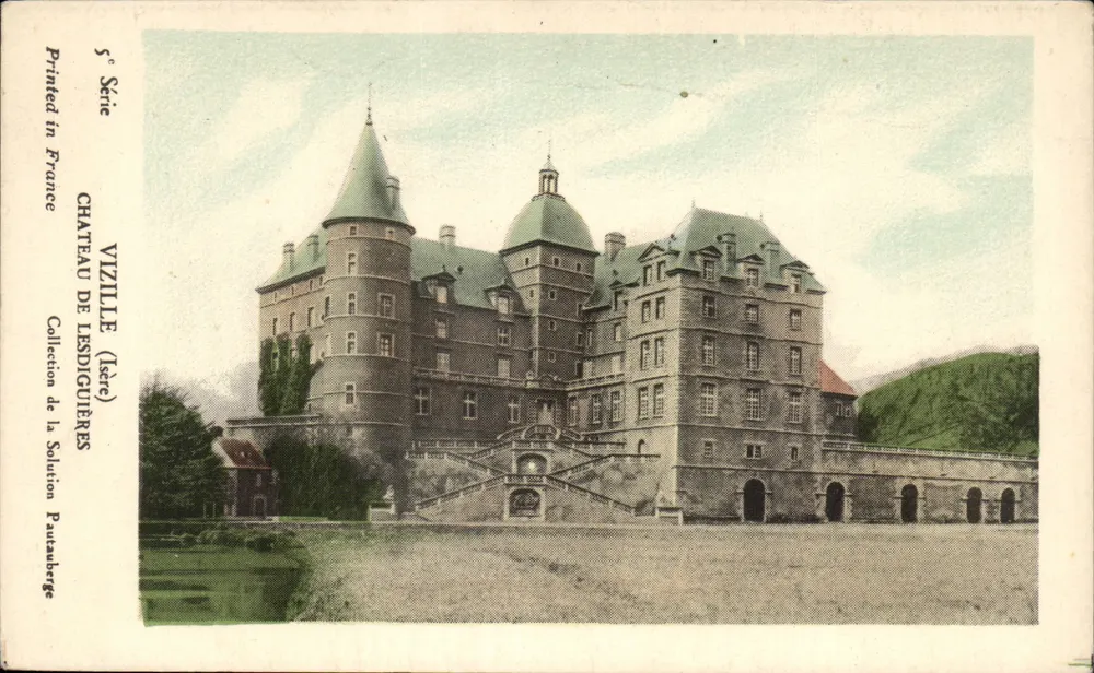Castelo de Lesdiguières — Vizille (Isère) — Coleção da Solução Pautanberge - Frente