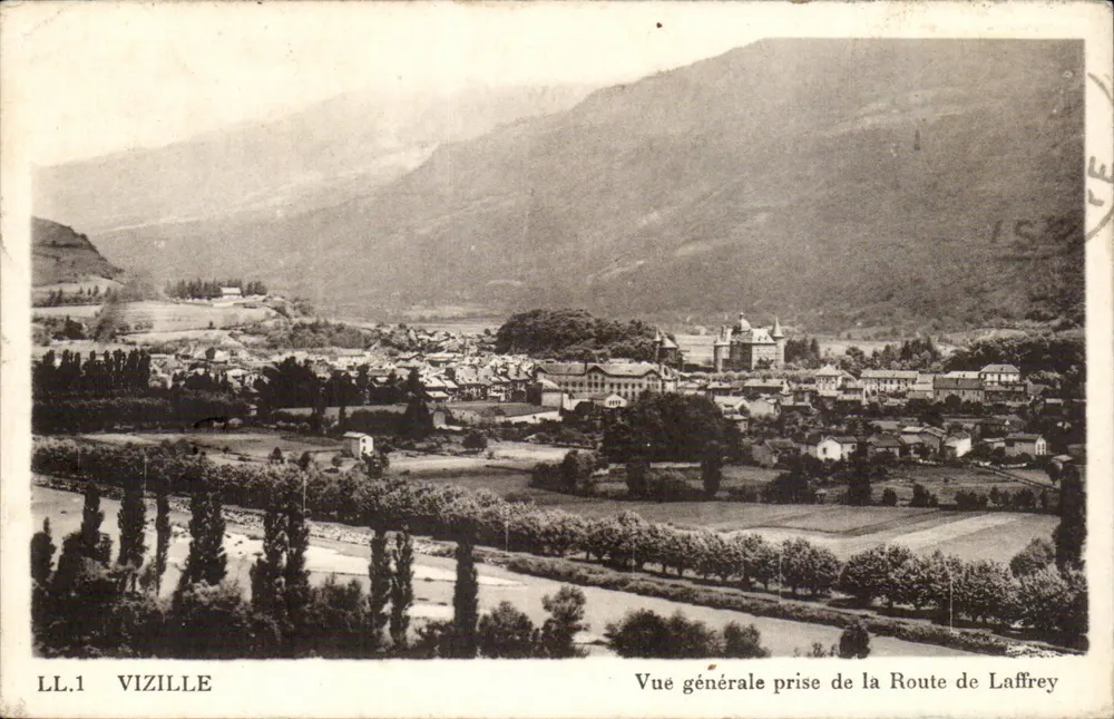 Vizille — Allgemeiner Blick vom Laffrey-Weg — LL.1 - Vorderseite