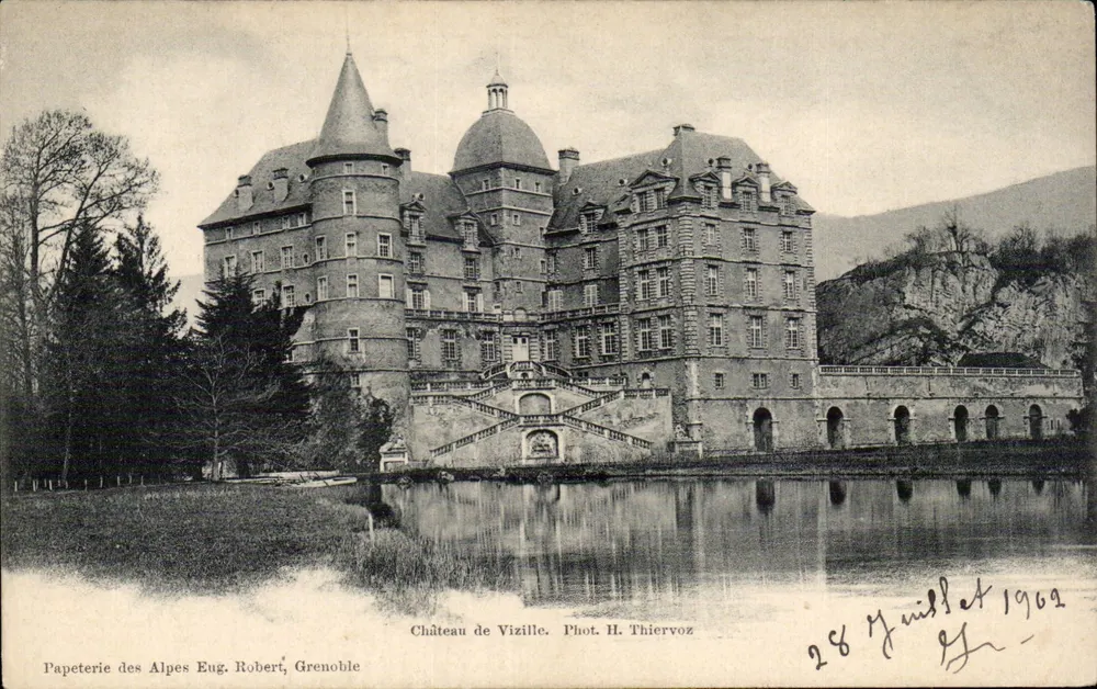 Castelo de Vizille — Grenoble — Papelaria das Alpes Eug. Robert - Frente