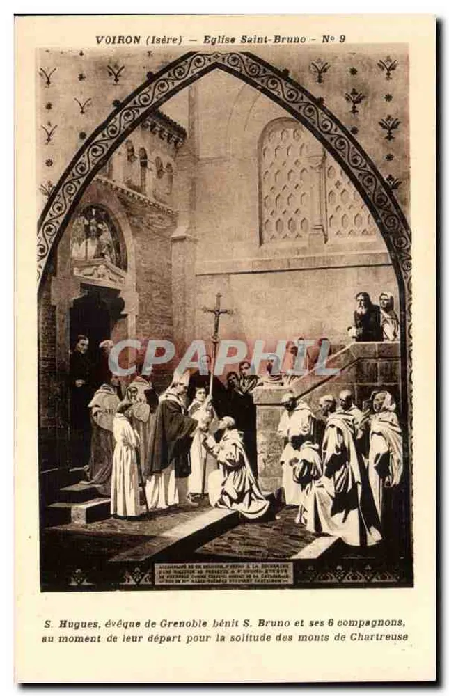 Voiron (Isère) — Kerk van Sint-Bruno — N° 9 - Voorkant