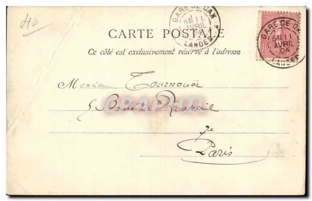 Moyenbourg — A Catedral — D.T. Kell - Verso