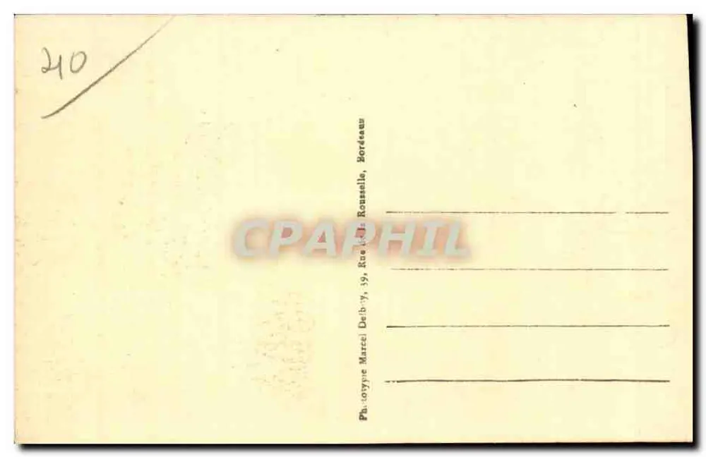 Hossegor, vicino a Capbreton (Landes) - Il Lago — Yobled, n° 149 - Verso