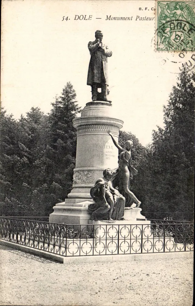 Dole — Monument Pasteur — B.F.Cr. n°54 - Frente