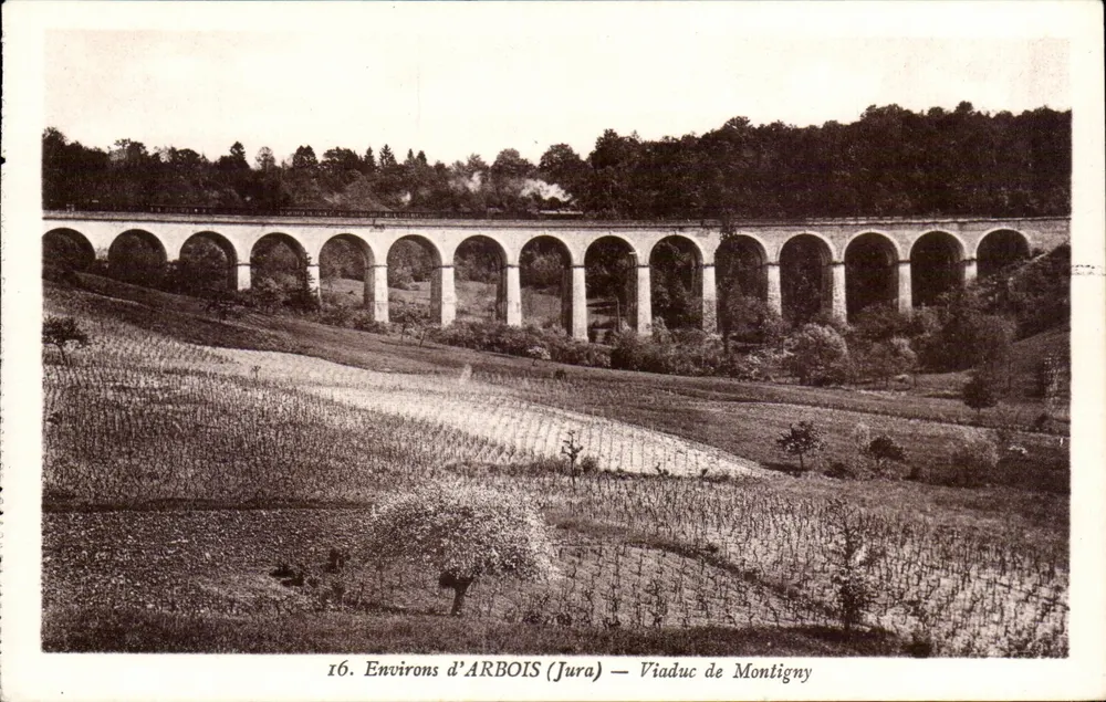 Viaduct van Montigny — Omgeving van ARBOIS (Jura) — Uitgever en Cliché Korrer - Voorkant