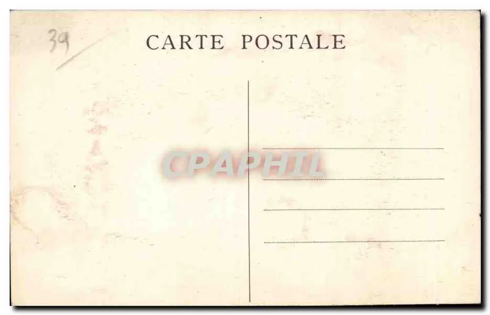 Champagnole — Das Grand Hotel — Eingang zum Park — Verlag Maréchal-Voidey - Rückseite