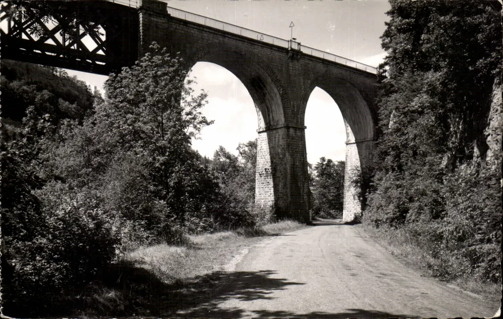 Il Viadotto di Syam — Vicinanze di Champagnole (Jura) — Edizione Protet, Dôle - Recto