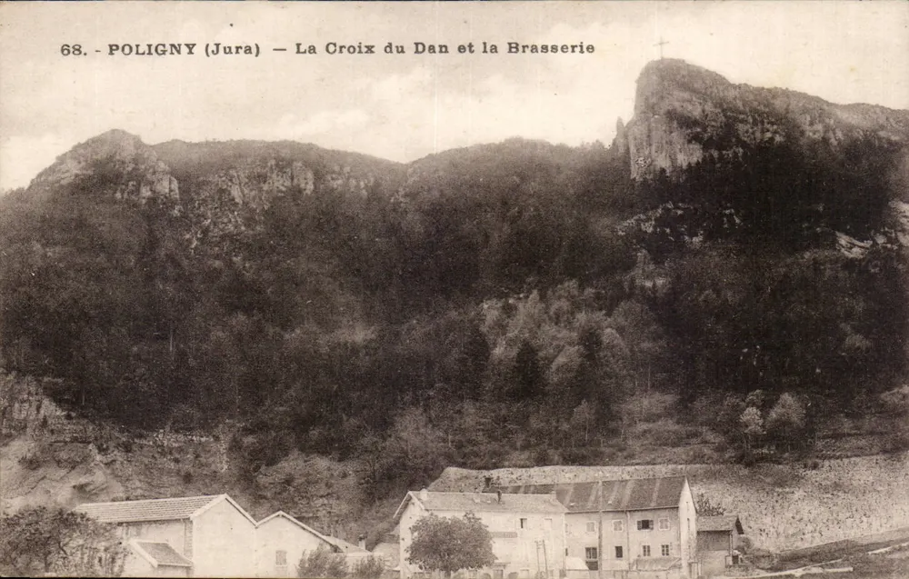 Poligny (Jura) — Die Kreuz des Dan und die Brauerei - Vorderseite