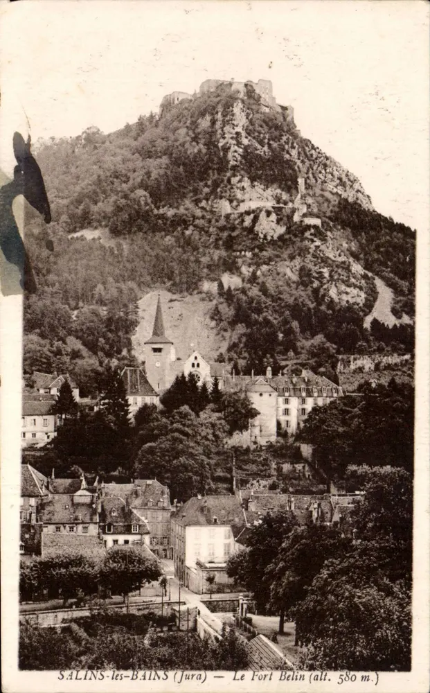 Salins-les-Bains (Jura) — Fort Belin (Höhe 580 m.) - Vorderseite