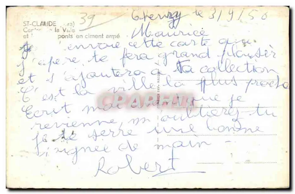 Saint-Claude (Jura) — Widok ogólny — Cim - Rewers