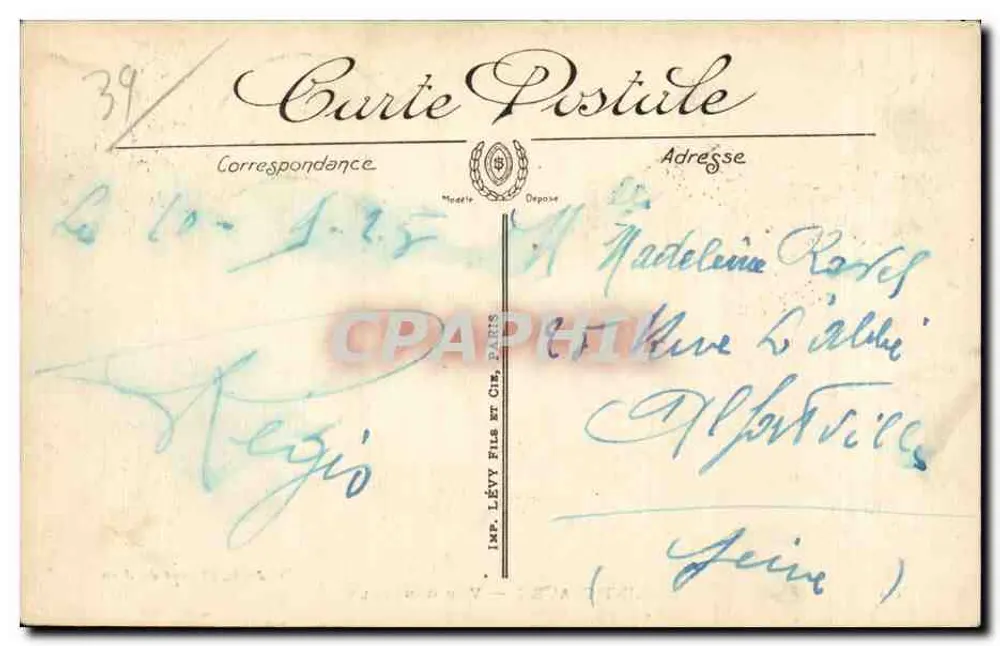 Saint-Claude — Visão geral — Imp. Lévy filho e Cia, LL - Verso