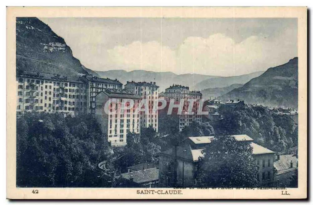 सेंट-क्लोड के महानगर घाट का दृश्य — एल.एल. संख्या 42 - आगे
