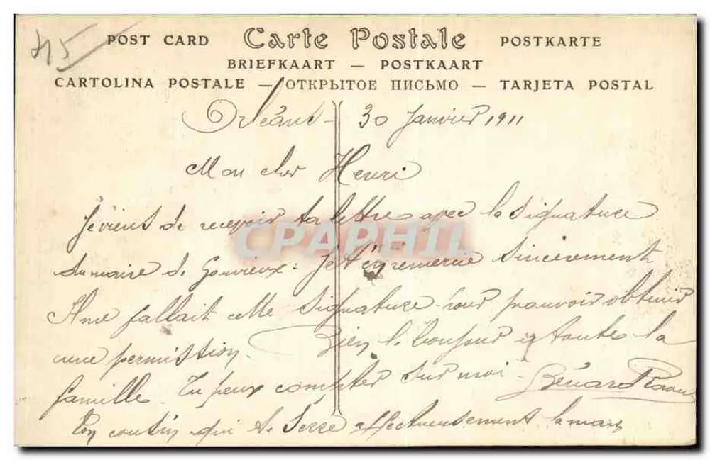 Margens do Loiret (perto de Paul Foret) — ND Fot. — n° 185 - Verso