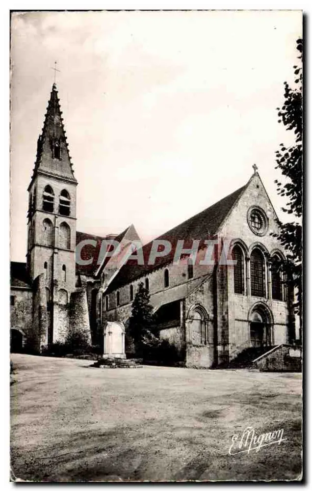 Abteikirche Saint-Pierre-de-Ferrières — Ferrières-en-Gatinais — Édition E. Mignon - Vorderseite