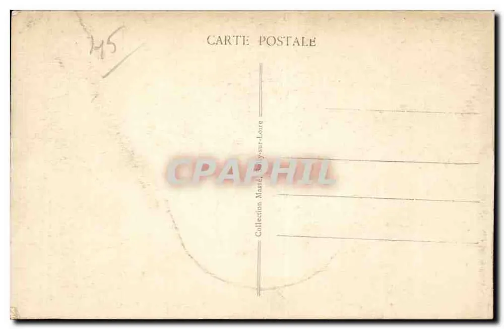 Sully-sur-Loire (Loiret) — O Castelo Feudal do Século XIV (Fachada Oeste) — Coleção Masté - Verso