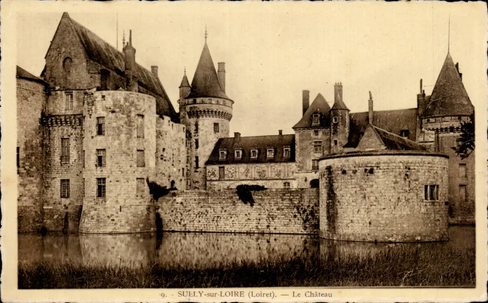 Sully-sur-Loire (Loiret) — O Castelo — Edição Raymon, Sully-sur-Loire - Frente