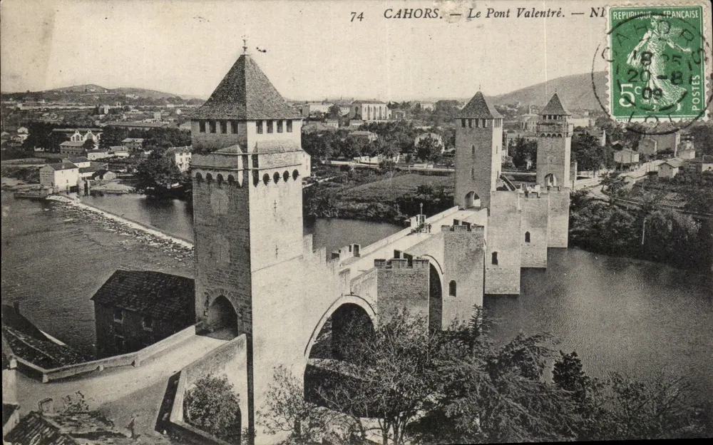 Cahors — O Ponte Valentré — N°74 - Frente