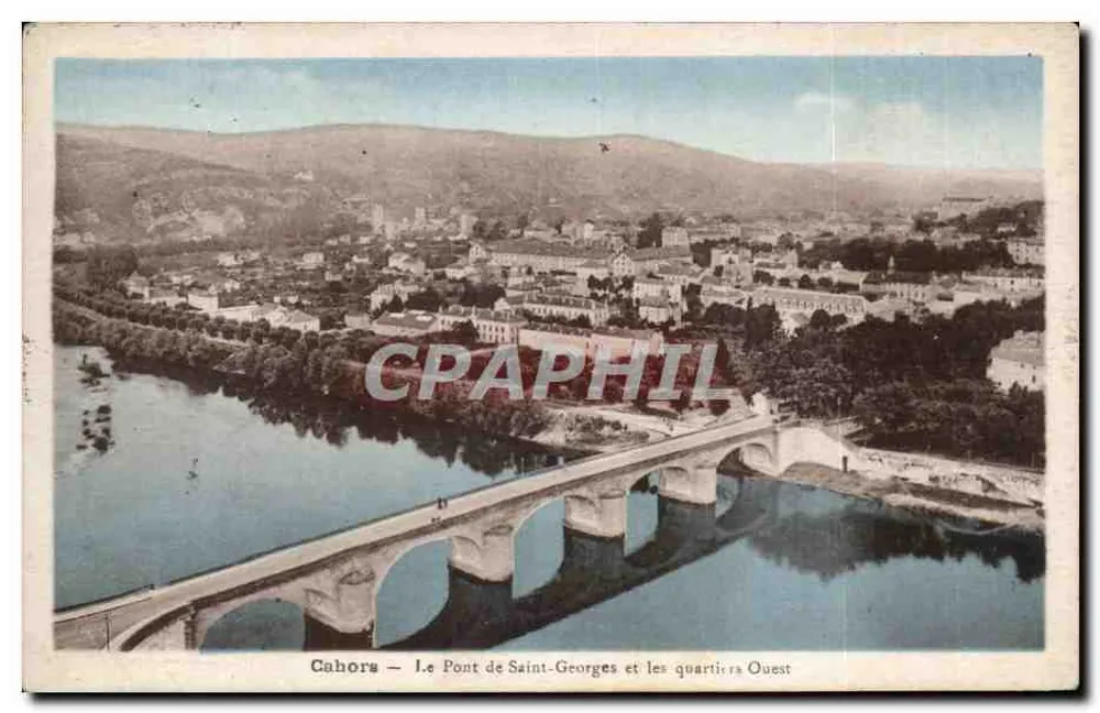 Cahors — Most św. Jerzego i dzielnice zachodnie — wydawnictwo R. BASINALE - Awers