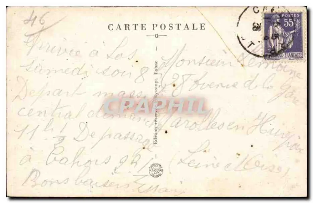 Cahors — Most św. Jerzego i dzielnice zachodnie — wydawnictwo R. BASINALE - Rewers