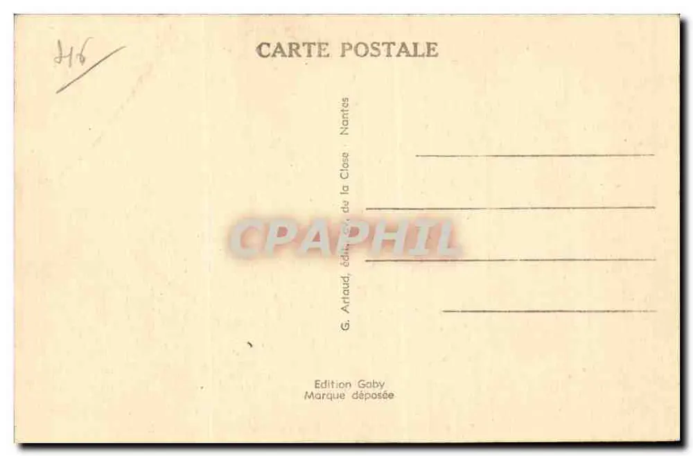 Padirac (Lot) — Orifício do Gouffre — Edição Gaby - Verso