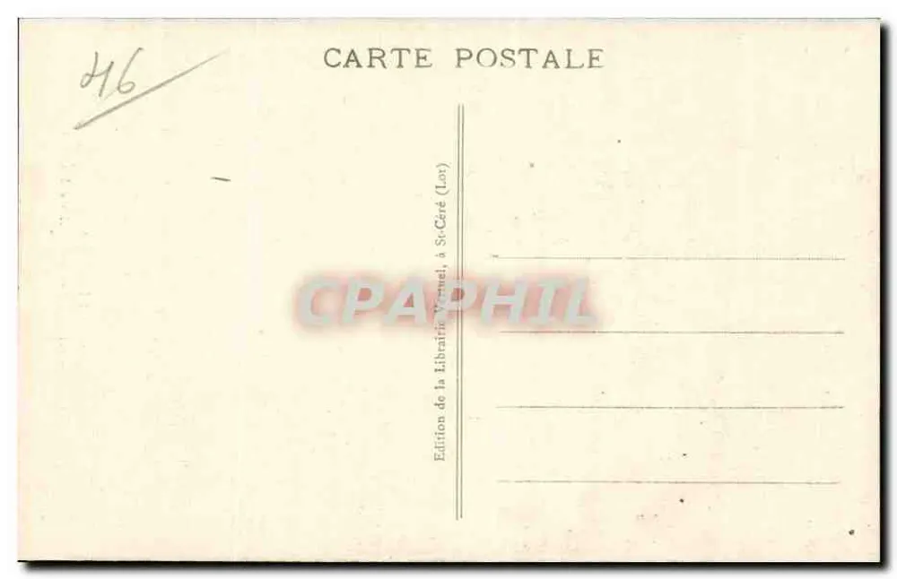 Carenac - Portale della Chiesa — Le Lot Illustré, n° 527 - Verso