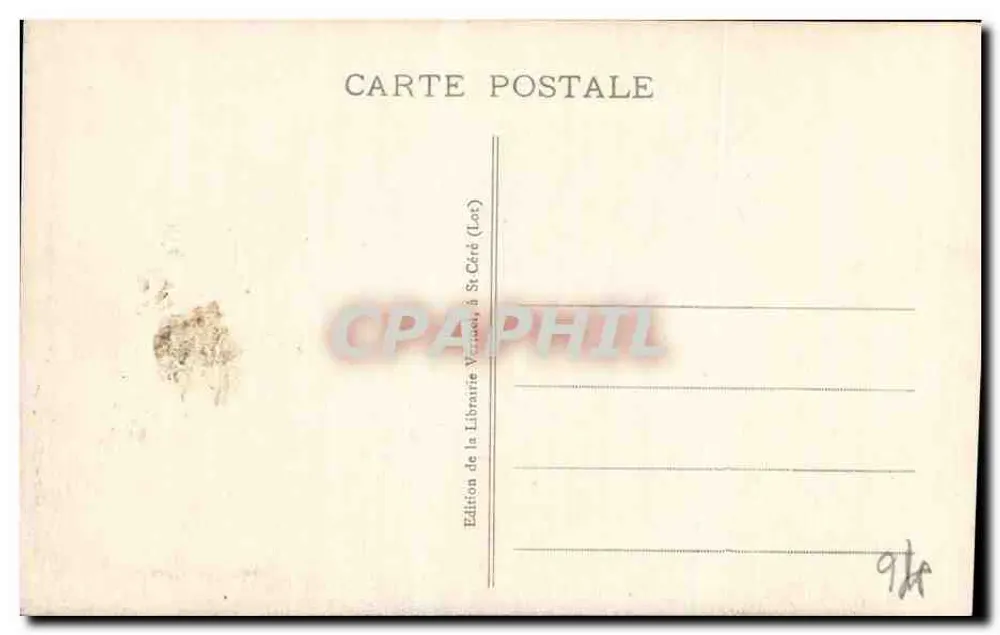 Carenac - Portal der Kirche — Le Lot Illustré, Nr. 46 - Rückseite